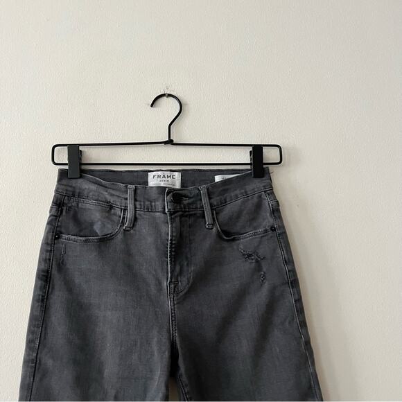 Frame Le High Skinny Jeans in Kinsmith Wash - Picture 4 of 8